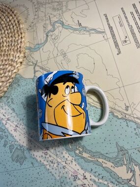 Vintage 1993 Fred Flintstone Hanna-Barbera Ceramic Mug